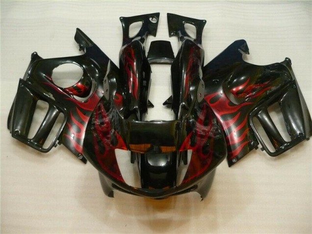Schwarz rote Flamme 1995-1998 CBR600 F3 Motorrad Verkleidungen Schwarz rote Flamme 1995-1998 CBR600 F3 Motorrad Verkleidungen