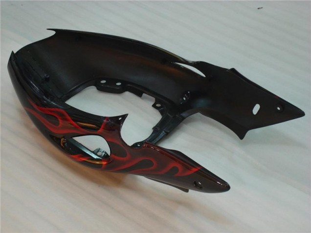 Schwarz rote Flamme 1996-2007 GSXR 1300 Hayabusa Motorrad Verkleidungen Schwarz rote Flamme 1996-2007 GSXR 1300 Hayabusa Motorrad Verkleidungen