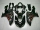Schwarz rote Flamme 2006-2007 ZX10R Motorrad Verkleidungen Schwarz rote Flamme 2006-2007 ZX10R Motorrad Verkleidungen