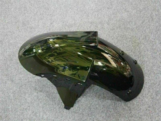 Schwarz rote Flamme 2007-2008 ZX6R Motorrad Verkleidung