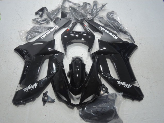 Schwarz weißer Ninja 2007-2008 ZX6R Motorrad Verkleidung Schwarz weißer Ninja 2007-2008 ZX6R Motorrad Verkleidung