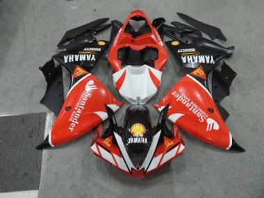 Schwarz weißes SantUnder Rot 2009-2011 YZF R1 Motorrad Verkleidung