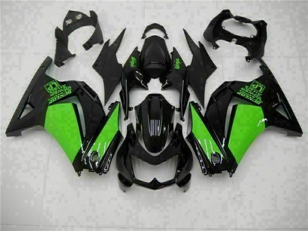 Schwarzer Grün Ninja 2008-2012 EX250 Motorrad Verkleidung Schwarzer Grün Ninja 2008-2012 EX250 Motorrad Verkleidung