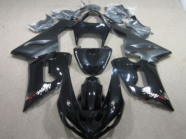 Schwarzer Ninja 636 2005-2006 ZX6R Motorrad Verkleidung Schwarzer Ninja 636 2005-2006 ZX6R Motorrad Verkleidung