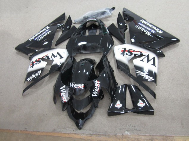 Schwarzer West Ninja 2003-2005 ZX10R Motorrad Verkleidung Schwarzer West Ninja 2003-2005 ZX10R Motorrad Verkleidung