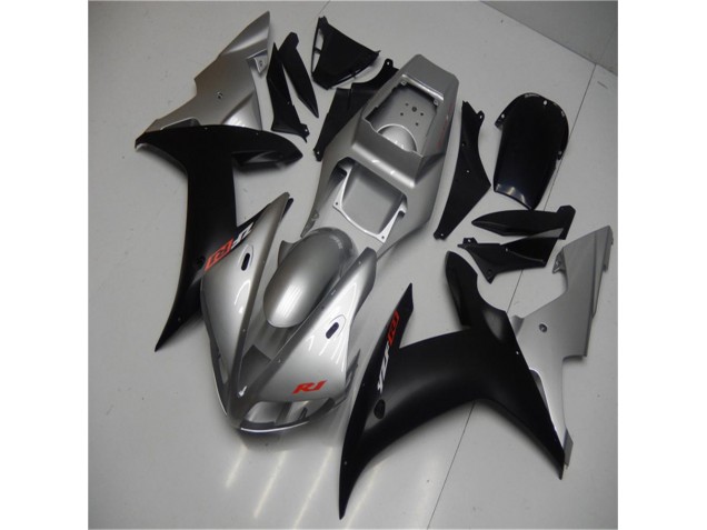 Silber Schwarz 2002-2003 YZF R1 Motorrad Verkleidungen Silber Schwarz 2002-2003 YZF R1 Motorrad Verkleidungen