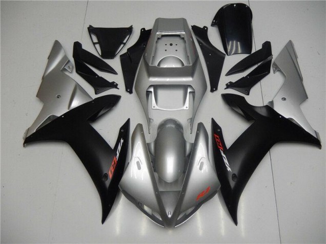 Silber Schwarz 2002-2003 YZF R1 Motorrad Verkleidungen Silber Schwarz 2002-2003 YZF R1 Motorrad Verkleidungen