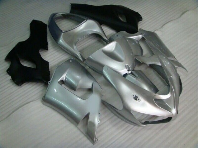 Silber Schwarz 2005-2006 ZX6R Motorrad Verkleidung Silber Schwarz 2005-2006 ZX6R Motorrad Verkleidung