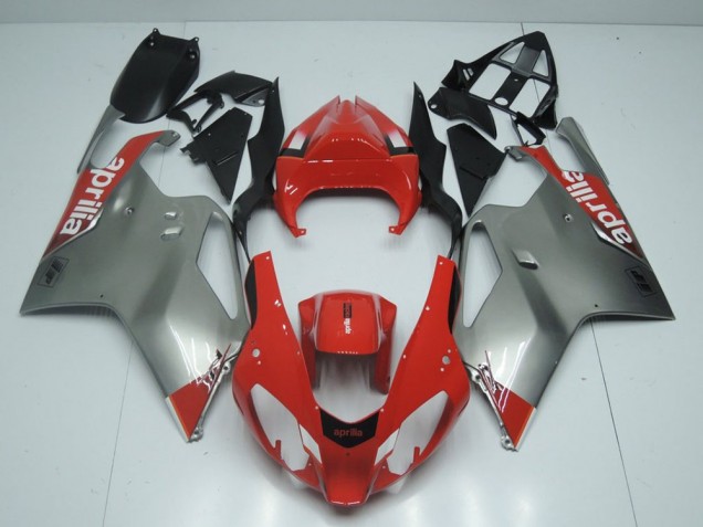 Silber Und Rot 2003-2006 RSV1000 Motorrad Verkleidung Silber Und Rot 2003-2006 RSV1000 Motorrad Verkleidung