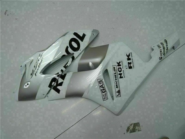 Silber Weiß Repsol 2004-2005 CBR1000RR Motorrad Verkleidungen Silber Weiß Repsol 2004-2005 CBR1000RR Motorrad Verkleidungen