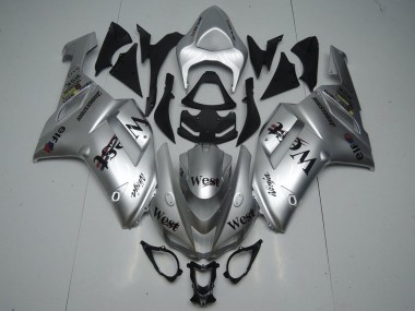 Silber West 2007-2008 ZX6R Motorrad Verkleidung