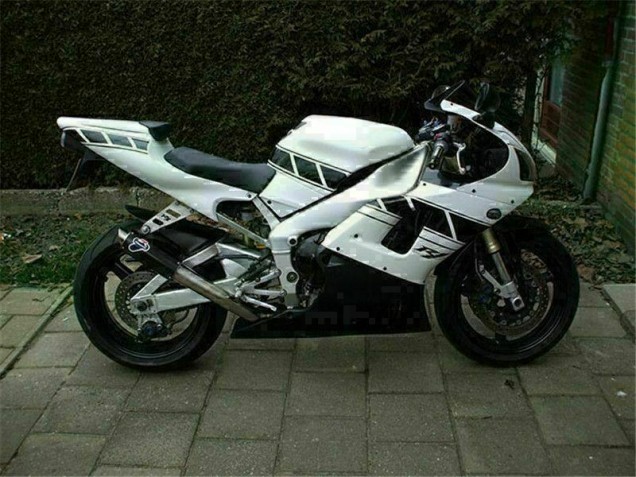 Weiß 2000-2001 YZF R1 Motorrad Verkleidung Weiß 2000-2001 YZF R1 Motorrad Verkleidung