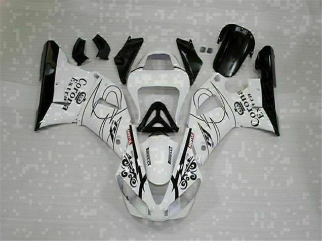 Weiß 2000-2001 YZF R1 Motorrad Vollverkleidung Weiß 2000-2001 YZF R1 Motorrad Vollverkleidung