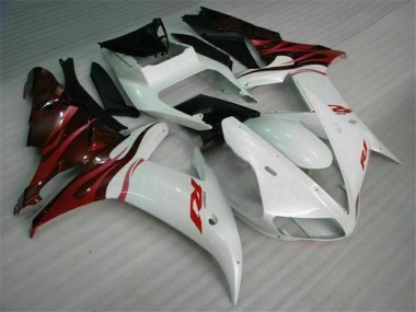 Weiß 2002-2003 YZF R1 Motorrad Vollverkleidung