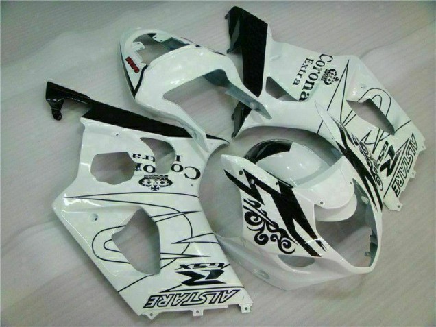Weiß 2003-2004 GSXR 1000 Motorrad Vollverkleidung Weiß 2003-2004 GSXR 1000 Motorrad Vollverkleidung