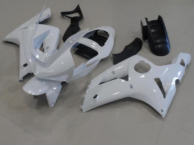 Weiß 2003-2004 ZX6R Motorrad Verkleidung Weiß 2003-2004 ZX6R Motorrad Verkleidung