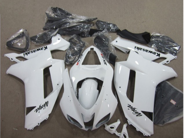 Weiß 2007-2008 ZX6R Motorrad Verkleidung Weiß 2007-2008 ZX6R Motorrad Verkleidung