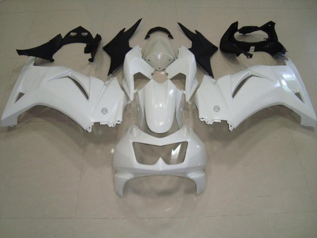 Weiß 2008-2012 ZX250R Motorrad Verkleidungen Weiß 2008-2012 ZX250R Motorrad Verkleidungen