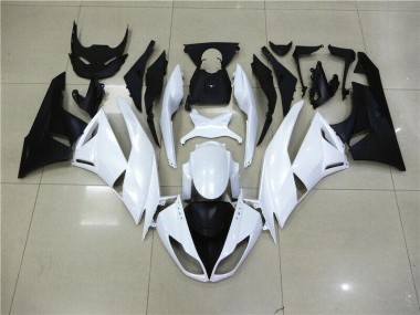 Weiß 2009-2012 ZX6R Motorrad Verkleidung