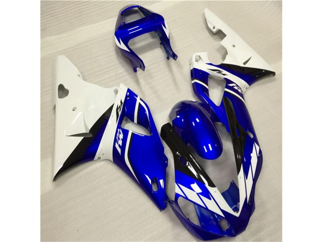 Weiß Blau 2000-2001 YZF R1 Motorrad Verkleidung Weiß Blau 2000-2001 YZF R1 Motorrad Verkleidung