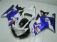 Weiß Blau 2001-2003 GSXR 600/750 Motorrad Verkleidung Weiß Blau 2001-2003 GSXR 600/750 Motorrad Verkleidung