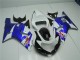 Weiß Blau 2001-2003 GSXR 600/750 Motorrad Verkleidung Weiß Blau 2001-2003 GSXR 600/750 Motorrad Verkleidung