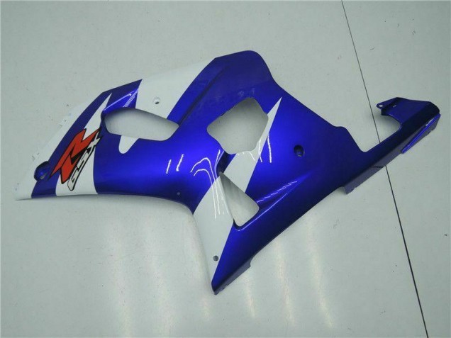 Weiß Blau 2001-2003 GSXR 600/750 Motorrad Verkleidung Weiß Blau 2001-2003 GSXR 600/750 Motorrad Verkleidung