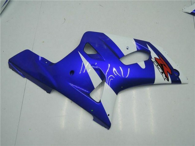 Weiß Blau 2001-2003 GSXR 600/750 Motorrad Verkleidung Weiß Blau 2001-2003 GSXR 600/750 Motorrad Verkleidung