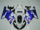 Weiß Blau 2001-2003 GSXR 600/750 Motorrad Verkleidung Weiß Blau 2001-2003 GSXR 600/750 Motorrad Verkleidung