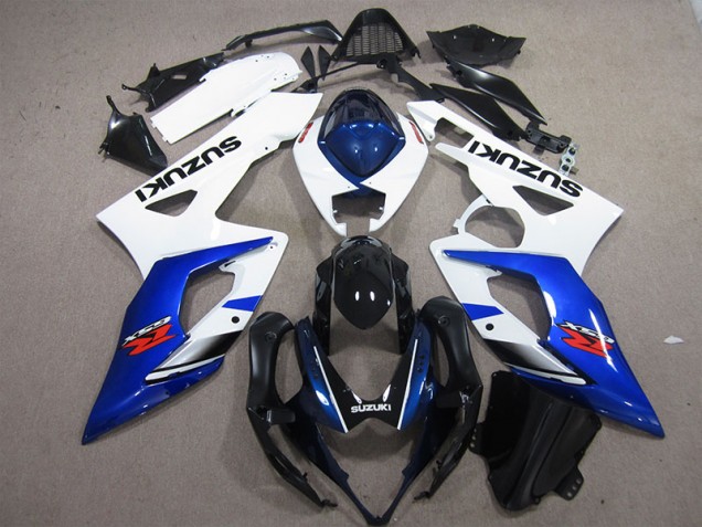 Weiß Blau 2005-2006 GSXR 1000 Motorrad Verkleidung
