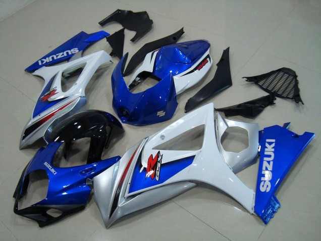 Weiß Blau 2007-2008 GSXR 1000 Motorrad Verkleidung Weiß Blau 2007-2008 GSXR 1000 Motorrad Verkleidung