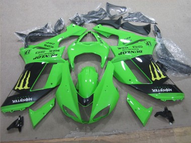 Weiß Blau Ninja 2007-2008 ZX6R Motorrad Verkleidung