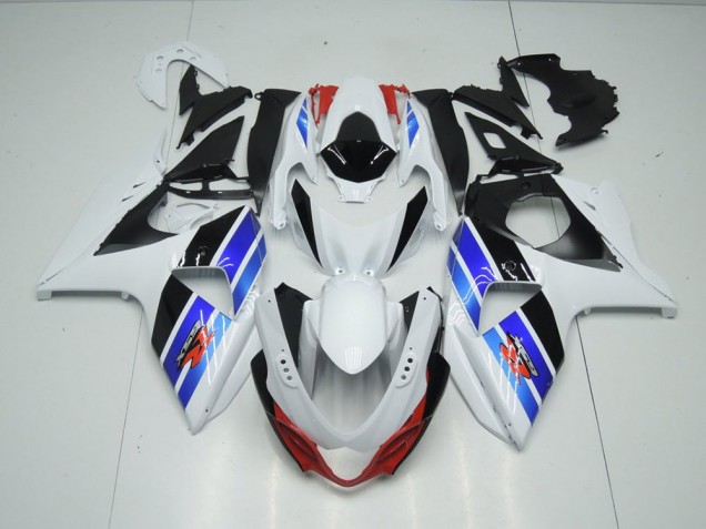 Weiß Blau Schwarz 2009-2016 GSXR 1000 Motorrad Verkleidung