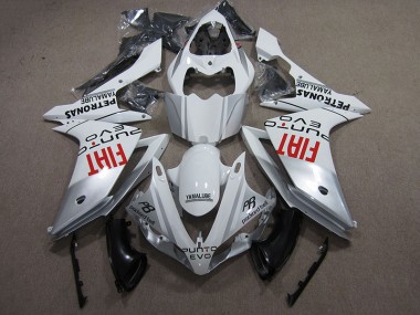 Weiß Fiat 2007-2008 YZF R1 Motorrad Verkleidung