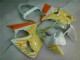 Weiß Gelb Flamme 2000-2002 ZX6R Motorrad Verkleidung Weiß Gelb Flamme 2000-2002 ZX6R Motorrad Verkleidung