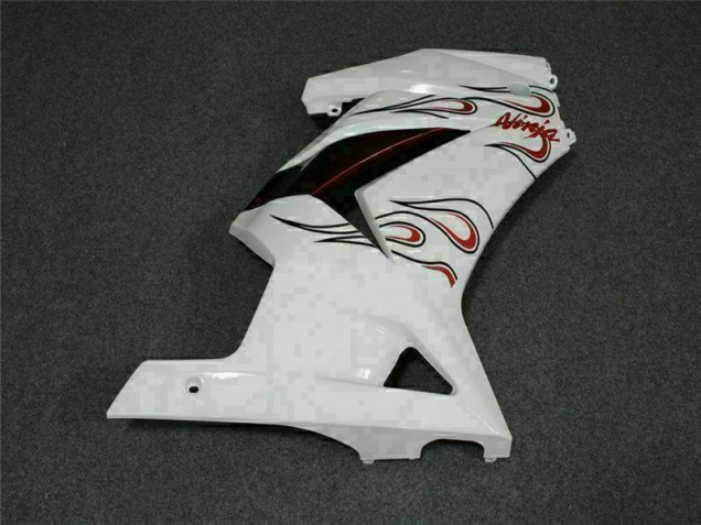 Weiß Rot 2008-2012 EX250 Motorrad Verkleidung Weiß Rot 2008-2012 EX250 Motorrad Verkleidung