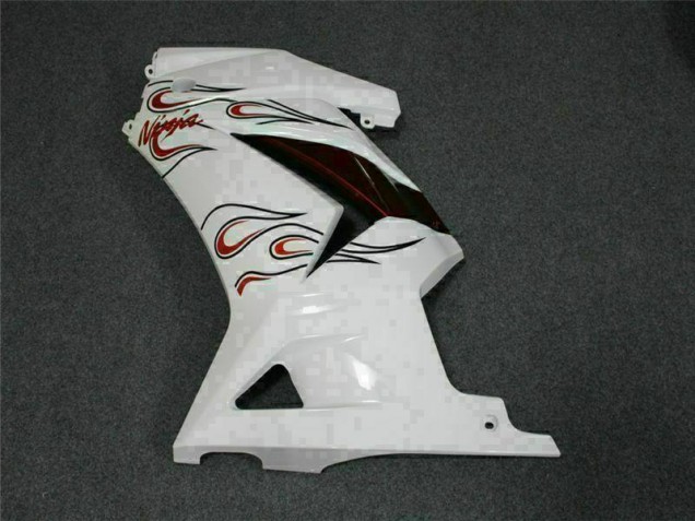 Weiß Rot 2008-2012 EX250 Motorrad Verkleidung Weiß Rot 2008-2012 EX250 Motorrad Verkleidung