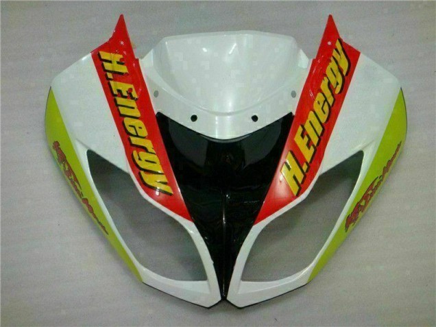 Weiß Rot H. Energy 2009-2012 ZX6R Motorrad Verkleidung Weiß Rot H. Energy 2009-2012 ZX6R Motorrad Verkleidung