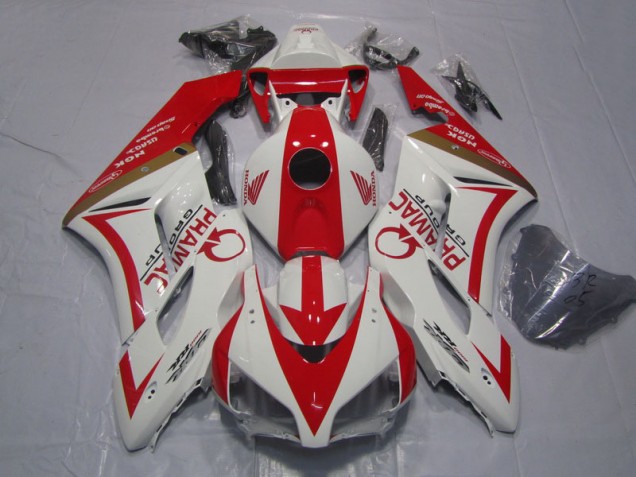 Weiß Rot PRAMAC 2004-2005 CBR1000RR Motorrad Verkleidung Weiß Rot PRAMAC 2004-2005 CBR1000RR Motorrad Verkleidung