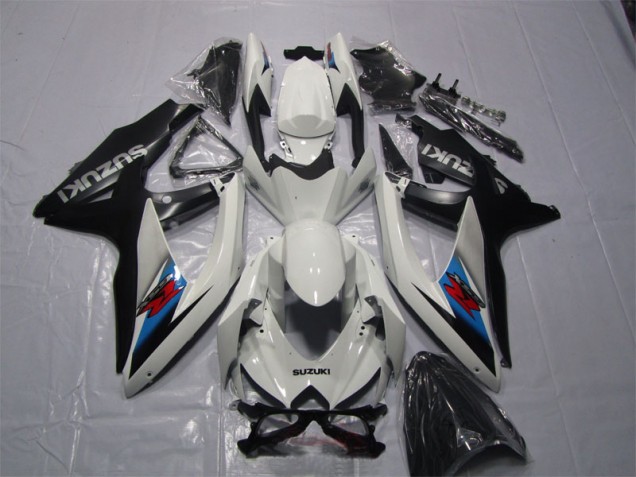 Weiß Schwarz 2007-2008 GSXR 1000 Motorrad Verkleidung Weiß Schwarz 2007-2008 GSXR 1000 Motorrad Verkleidung