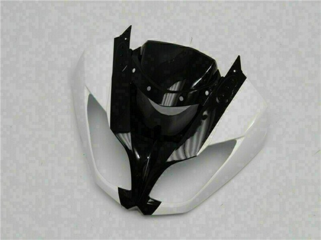Weiß Schwarz 2009-2012 ZX6R Motorrad Verkleidung
