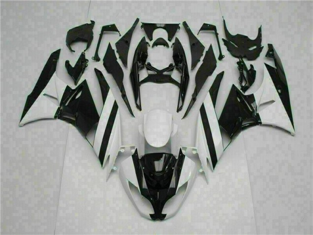 Weiß Schwarz 2009-2012 ZX6R Motorrad Verkleidung