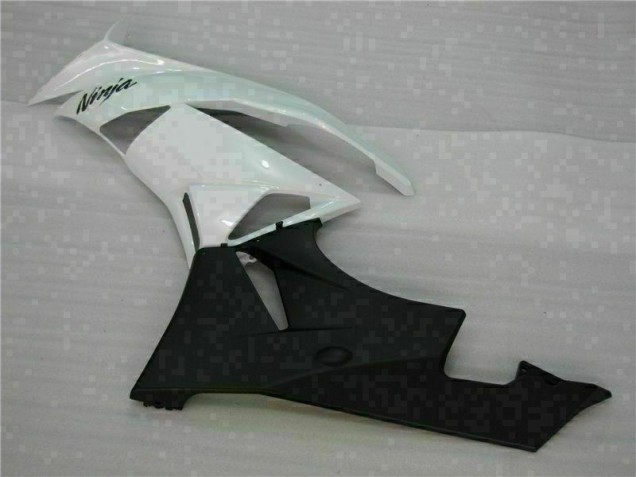 Weiß Schwarz 2009-2012 ZX6R Motorrad Verkleidungen Weiß Schwarz 2009-2012 ZX6R Motorrad Verkleidungen