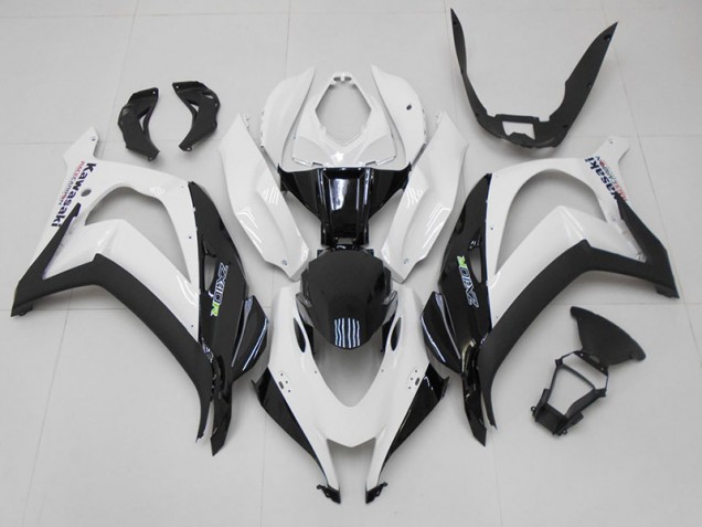 Weiß Schwarz 2016-2019 ZX10R Motorrad Verkleidung Weiß Schwarz 2016-2019 ZX10R Motorrad Verkleidung