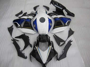 Weiß Schwarz Blau 2008-2011 CBR1000RR Motorrad Verkleidung