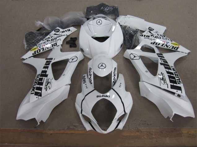 Weiß Schwarz Jordan 2007-2008 GSXR 1000 Motorrad Verkleidung Weiß Schwarz Jordan 2007-2008 GSXR 1000 Motorrad Verkleidung