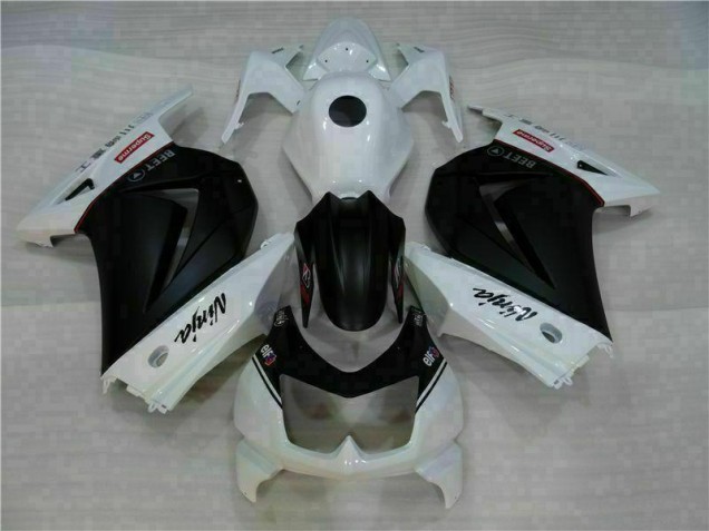 Weiß Schwarz Ninja 2008-2012 EX250 Motorrad Verkleidung Weiß Schwarz Ninja 2008-2012 EX250 Motorrad Verkleidung