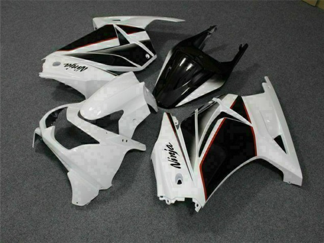 Weiß Schwarz Ninja 2008-2012 EX250 Motorrad Verkleidungen Weiß Schwarz Ninja 2008-2012 EX250 Motorrad Verkleidungen