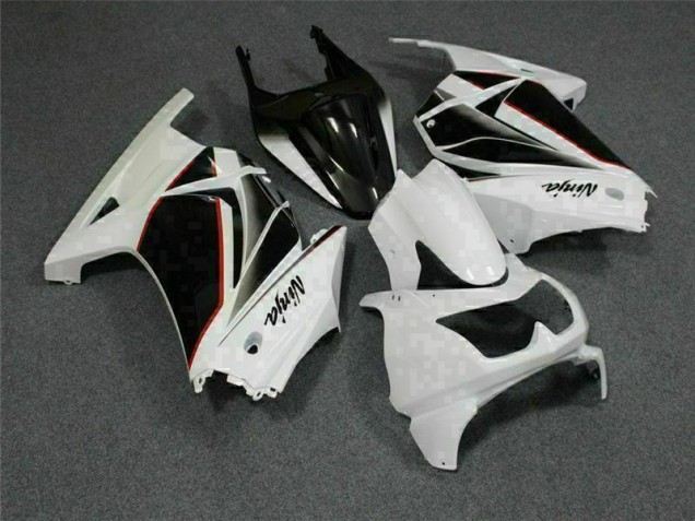 Weiß Schwarz Ninja 2008-2012 EX250 Motorrad Verkleidungen Weiß Schwarz Ninja 2008-2012 EX250 Motorrad Verkleidungen