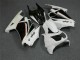 Weiß Schwarz Ninja 2008-2012 EX250 Motorrad Verkleidungen Weiß Schwarz Ninja 2008-2012 EX250 Motorrad Verkleidungen